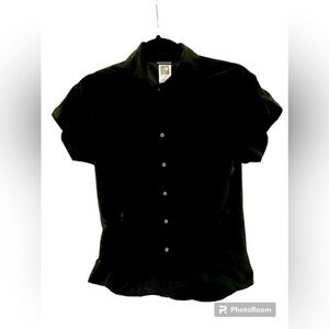 The North Face Women’s Black Button Down Shirt Sleeve Shirt Size S